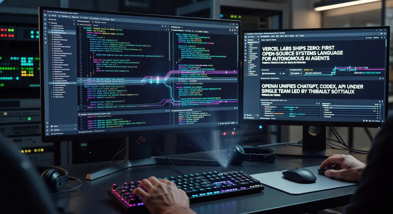 Vercel Zero open-source systems language for autonomous AI agents meets OpenAI reorg unifying ChatGPT Codex and API teams plus new Deployment Company on May 18 2026
