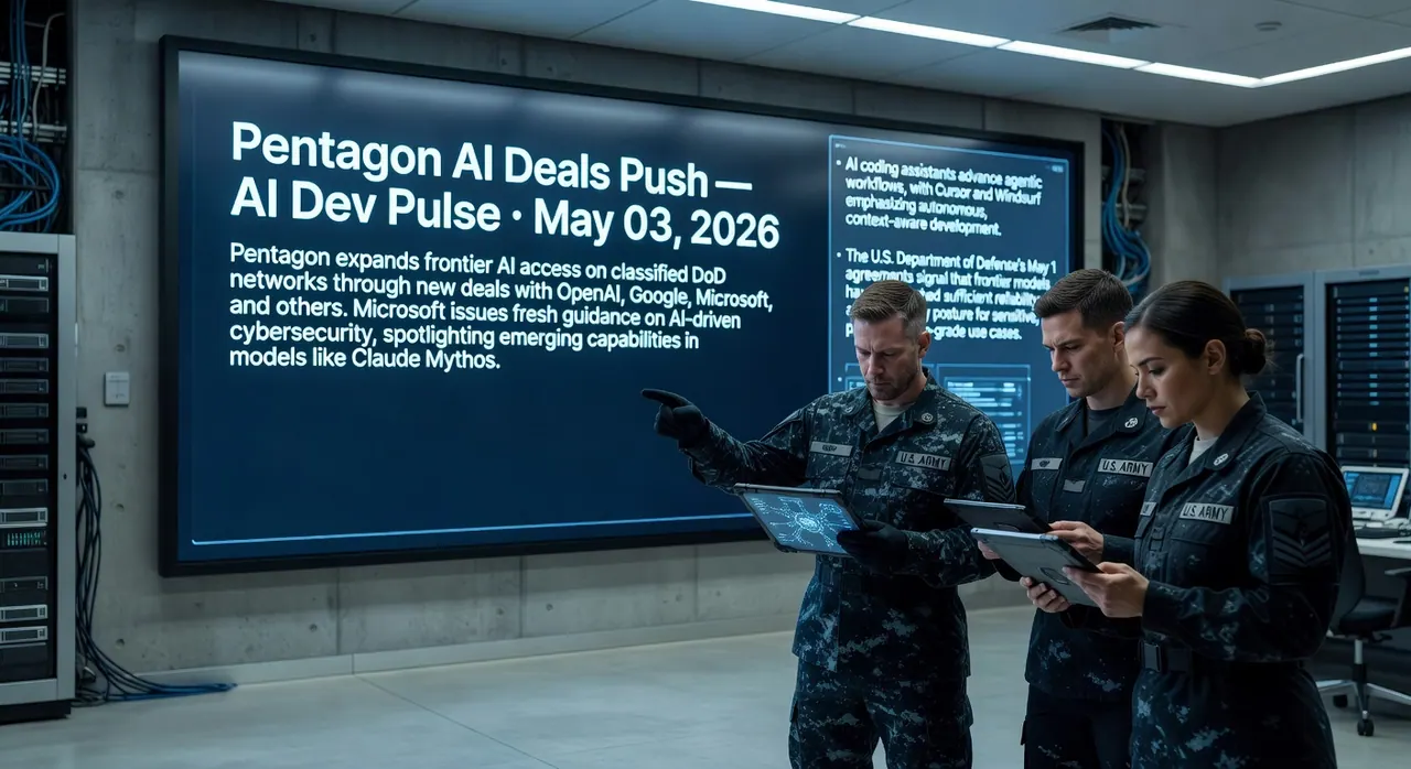 Pentagon expands access to frontier AI models from OpenAI, Google, and Microsoft on classified DoD networks via new deals